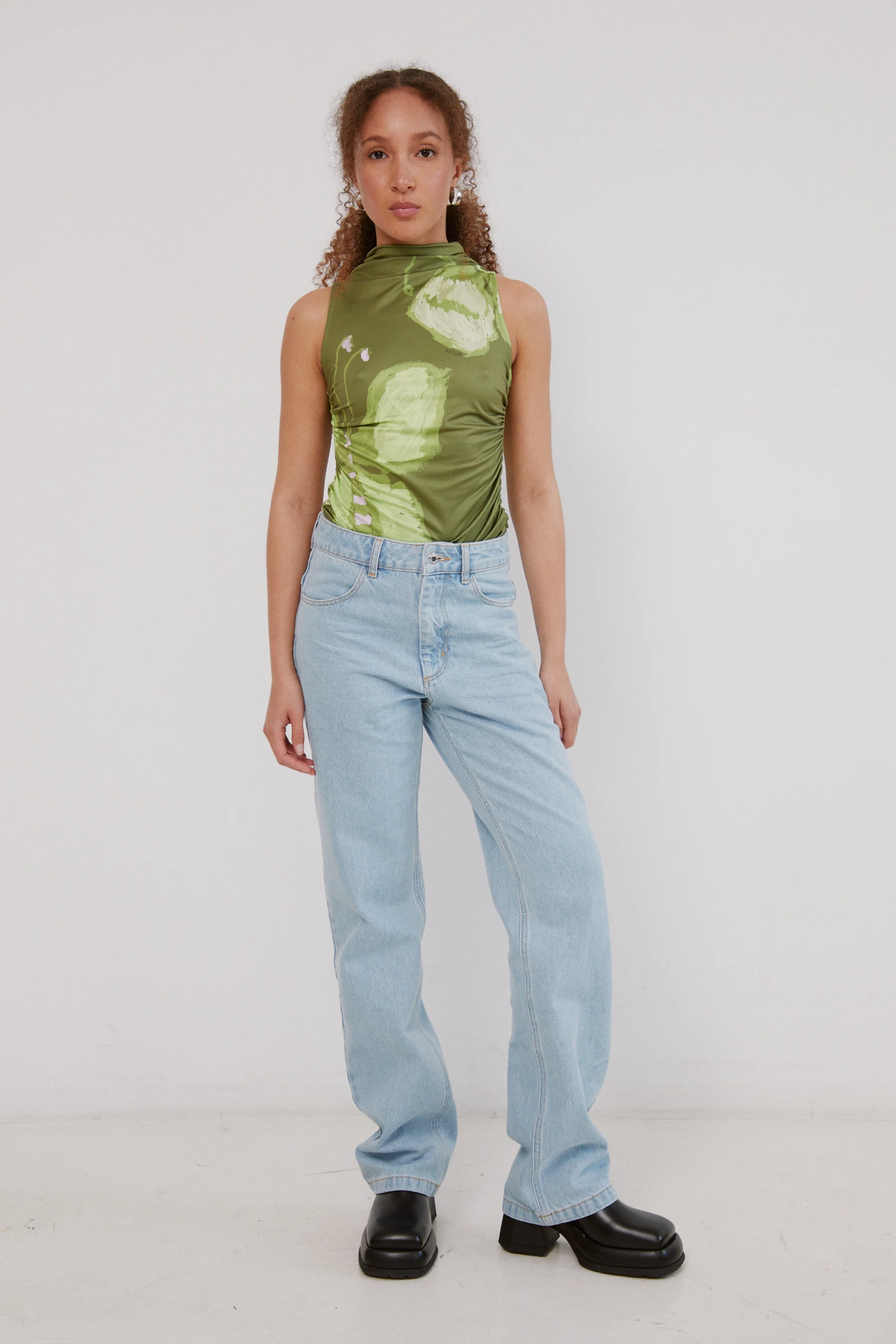 Ruched Turtle Neck Tank | B-Fly - Image 8