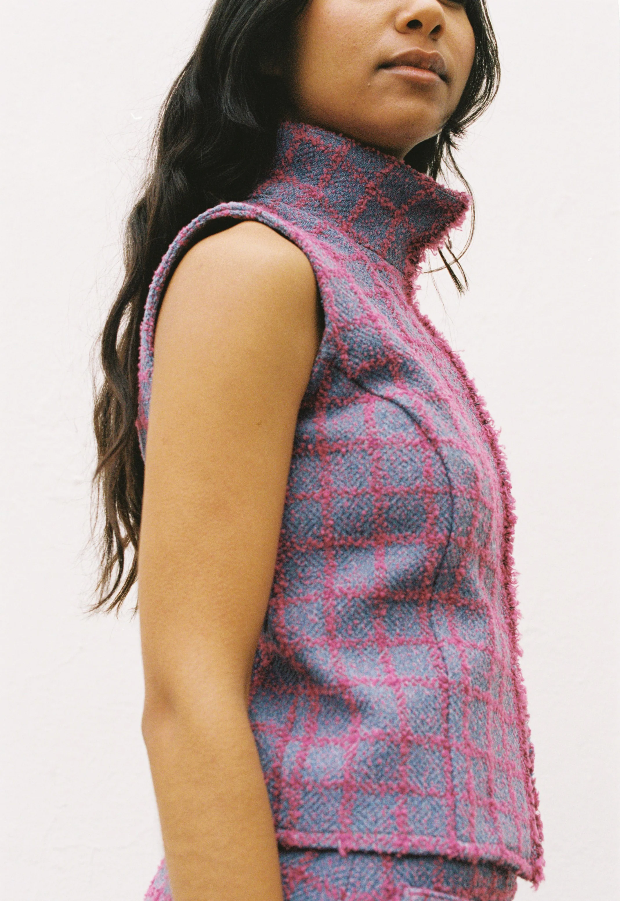 Selene Vest | Pink & Blue - Image 2