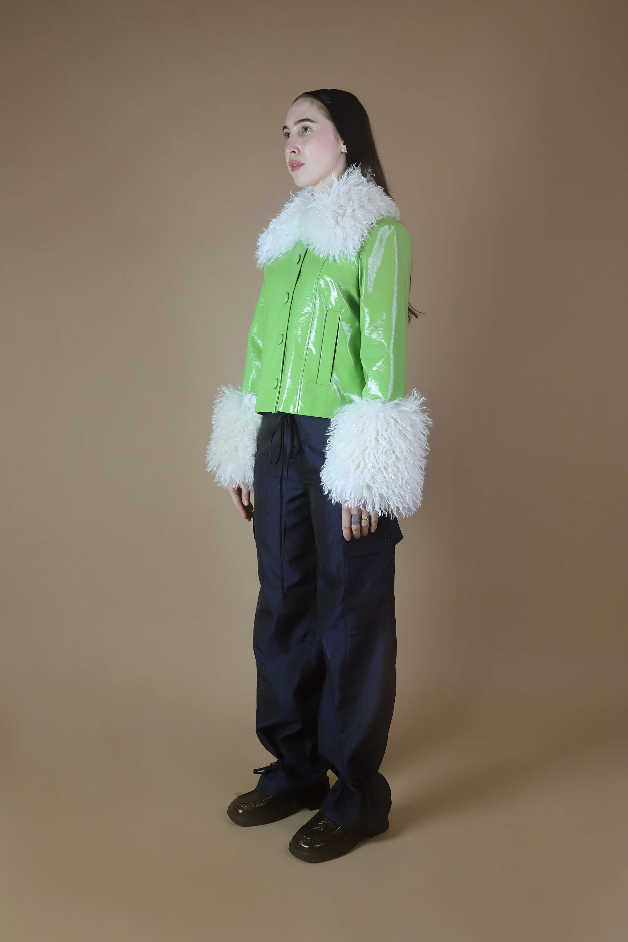 Bonnie Vinyl Jacket | Green - Image 4
