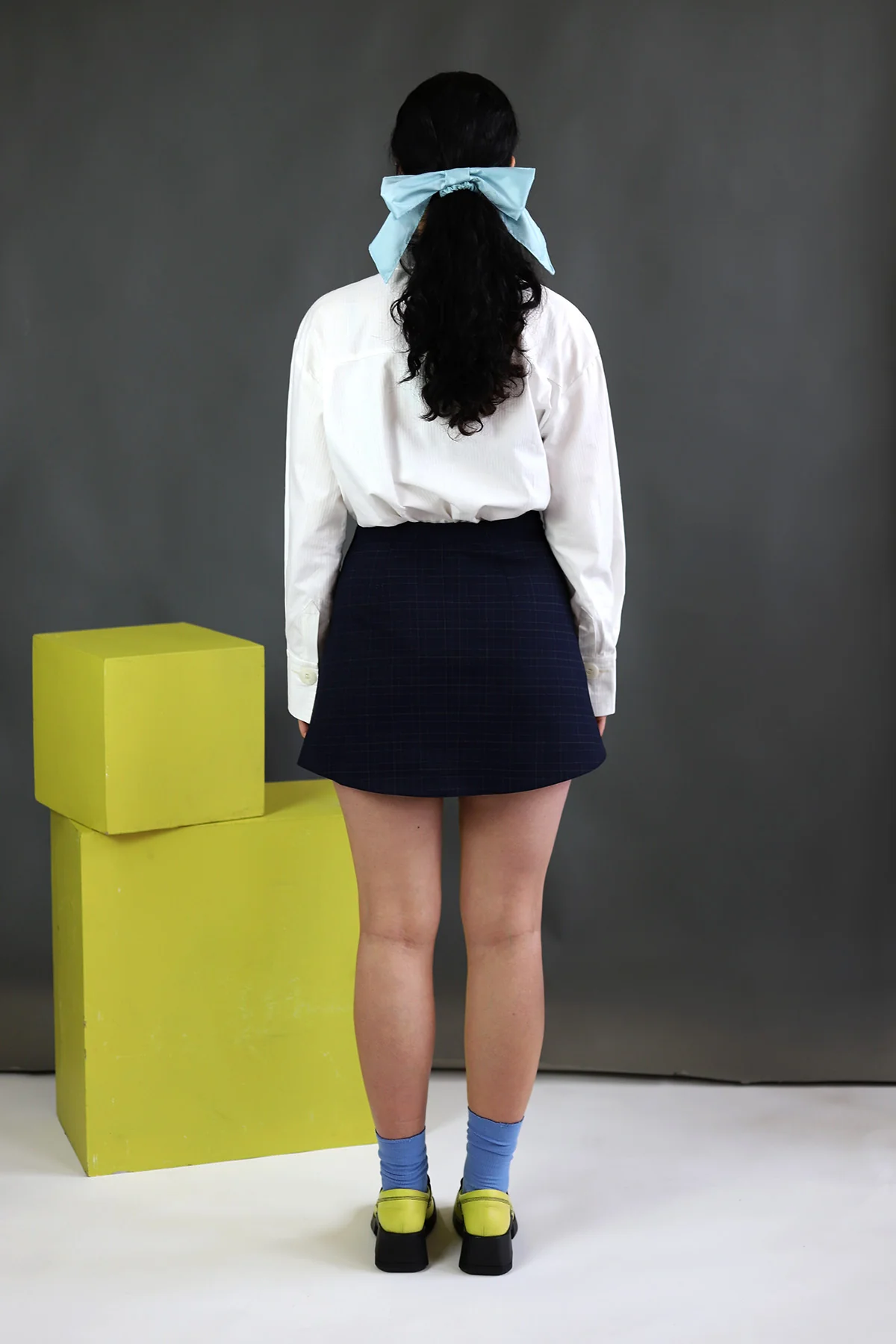 Maddy Bow | Baby Blue Taffeta - Image 6