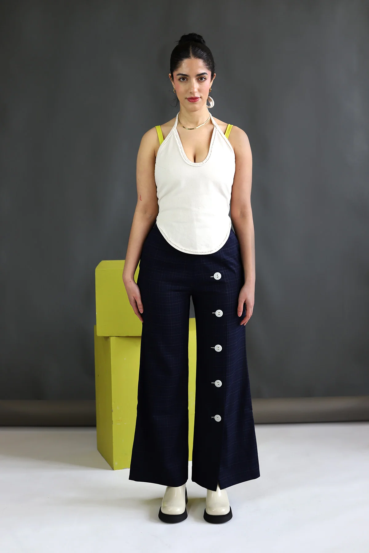 Babe Top | White Denim - Image 6