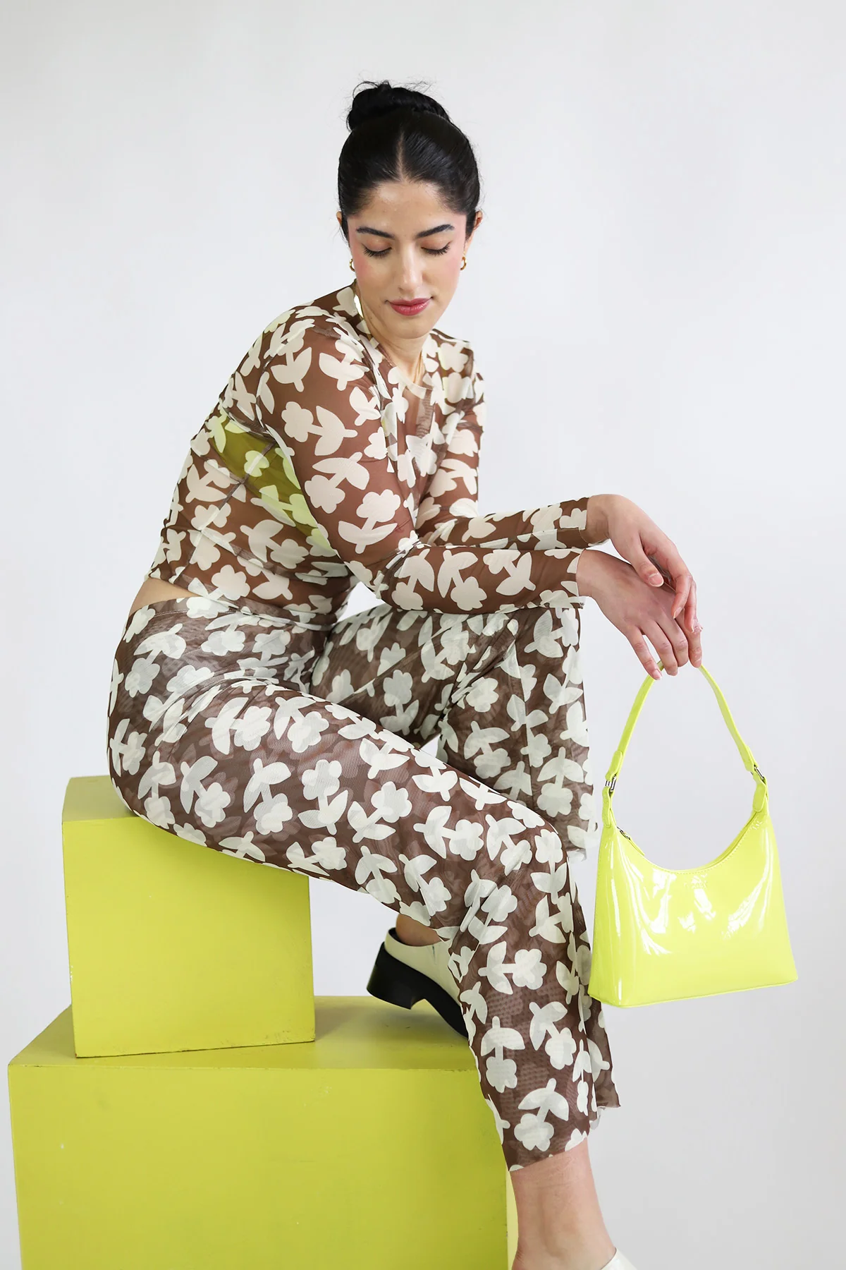 Recycled Tulle Pants | Tobacco - Image 3